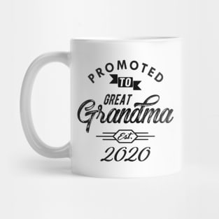 New Great Grandma - Promoted to great grandma est. 2020 Mug